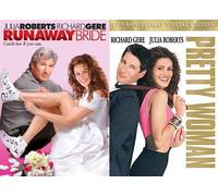 Catch Her romantic Pretty Woman DVD Julia Roberts Romance + Runaway Bride 2 Pack date night Double Feature