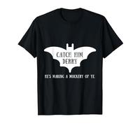 Catch Him Derry Irish Kitchen Bat Funny Video Tshirt T-Shirt, Men, Black, 6X-Large