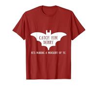 Catch Him Derry Irish Kitchen Bat Funny Video Tshirt T-Shirt, Men, Cranberry Red, 3X-Large