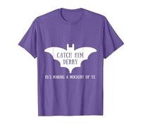 Catch Him Derry Irish Kitchen Bat Funny Video Tshirt T-Shirt, Men, Purple Heather, XX-Large