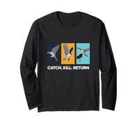Catch Kill Return Falconer Falcon Lover Falconry Enthusiast Long Sleeve T-Shirt