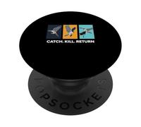 Catch Kill Return Falconer Falcon Lover Falconry Enthusiast PopSockets Adhesive PopGrip