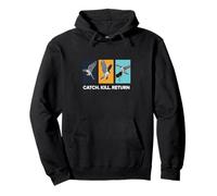 Catch Kill Return Falconer Falcon Lover Falconry Enthusiast Pullover Hoodie