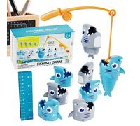 Catch & Learn Educational Game - Kids Fun Fishing Toy | Colourful Magnetic Fish Set with Rods, Hands-On Learning Tool for Focus, Coordination, and Counting, Playtime Entertainment for Camping, Travel