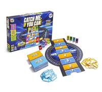 Catch Me If You Can Board Game - High-Stakes Chase and Gambit Thrills - For 4+ Players Ages 8 and Up - Includes Player Cards, Bases, Knowledge and Choice Cards, Money Tokens