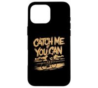 Catch Me If You Can Cycling | Funny Retro Bicycle Rider Gear Case for iPhone 16 Pro Max