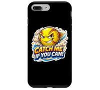 Catch Me If You Can Funny Softball Player Lover Quote Joke Case for iPhone 7 Plus/8 Plus