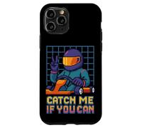 Catch Me If You Can Retro Racer Pixel Art Go Kart Race Case for iPhone 11 Pro