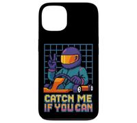 Catch Me If You Can Retro Racer Pixel Art Go Kart Race Case for iPhone 13