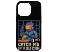 Catch Me If You Can Retro Racer Pixel Art Go Kart Race Case for iPhone 13 Pro