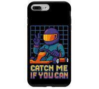 Catch Me If You Can Retro Racer Pixel Art Go Kart Race Case for iPhone 7 Plus/8 Plus