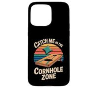 Catch Me In The Cornhole Zone Bean Bag Fun Case for iPhone 15 Pro Max