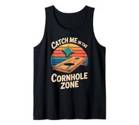 Catch Me in The Cornhole Zone Bean Bag Fun Tank Top