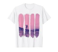 Catch Me in the Waves Summer Ocean Surfer Brushstrokes T-Shirt