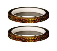 Catch More Fish with These Effective 2PCS Double Sided Reflective Sticker Pack (C)