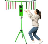 Catch Stick Arcade Game Machine, Led Reaction Tester With Adjustable Height Tripod, Interactive Speed Game For Party Rentals, Bars & Events Green