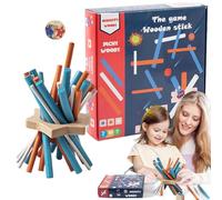 Catch Sticks Game - Compact Dexterity Puzzle Classic Educational Toy Fine Motor Skills Builder with Sturdy Material | Balance Training Pack for Teens