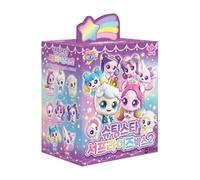 Catch Teenieping Shooting Star Surprise Plush Box Series, Assorted Character Designs, Mystery Pack, Soft Pastel Toy (Series 2)