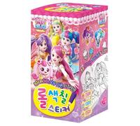 캐치! 티니핑 Catch! Teenieping Sweet Roll Coloring Sticker - Create Your Own Colorful Stickers!