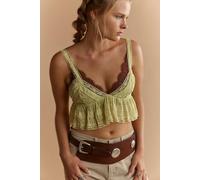 Catch the Breeze Brami Top by Intimately at Free People in Silent Lime, Size: Small - female