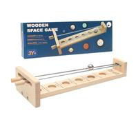 Catch The Moon Game - 500g Wooden Tabletop Toy, Interactive Balance Challenge, Concentration Training With Competitive Play Hand Eye Coordination | Learning Activity Set For Family Entertainment