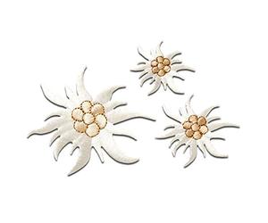 Catch the Patch 3pc. White Girly Patches, Iron on/Sew, Cloth Embroidery, Fabric Applique Patch, Size: 0 x 0 inches