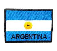 Catch the Patch Argentina Iron-on Patch 7,5 x 5,3 cm for Adults Kids with Original National Country Badge, Military Tactical Army Airsoft Outdoor