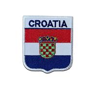 Catch the Patch Croatia Iron-on Patch 6,1 x 6,9 cm for Adults Kids with Original National Country Badge, Military Tactical Army Airsoft Outdoor