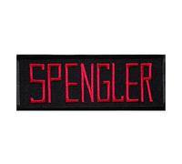Catch the Patch Egon Spengler Iron-on Patch 12 x 4,5 cm for Adults with Ghostbusters Character Proton Pack Cult Fan Vintage, Frozen Empire Legacy Afterlife Real Statement Detail