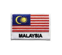 Catch the Patch Malaysia Iron-on Patch 5,1 x 7,1 cm for Adults Kids with Original National Country Badge, Military Tactical Army Airsoft Outdoor