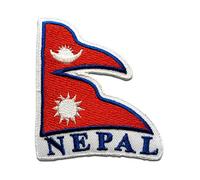 Catch the Patch Nepal Iron-on Patch 7,8 x 6,8 cm for Adults Kids with Original National Country Badge, Military Tactical Army Airsoft Outdoor