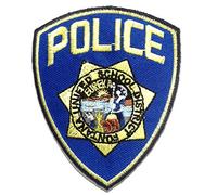 Catch the Patch Police Iron-on Patches Police 6,8 x 8,5 cm for Adults with British Bobby Constable Badge Vintage Authentic, Cop Officer Department Cosplay Souvenir Idea