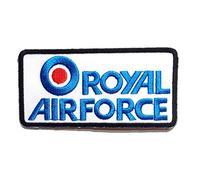 Catch the Patch Royal Air Force Army Iron-on Patches Military 9,3 x 4,7 cm for Adults with Pilot Squadron Aviation Original Vintage, Airsoft SWAT Medic Insignia Detail Authentic UK