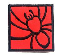 Catch the Patch Spider Iron-on Patches Insects 7,5 x 7,6 cm for Kids with Fabric Cotton Textile Original Quality, Butterfly Bee Adhesive Clothes Trousers Jeans Sew Repair