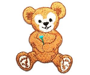 Catch the Patch Teddy Bear Iron-on Patches Animals 4 x 5 cm for Kids with Fabric Cotton Textile Original Quality, Dog Cat Adhesive Clothes Trousers Jeans Sew Repair