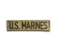 Catch the Patch U.S. Marines Army Iron-on Patches Military 11,2 x 2,9 cm for Adults with Sailor Maritime Veteran Vintage Authentic, Remembrance Bonfire Cosplay Soldier Idea Souvenir