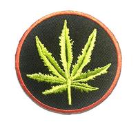 Catch the Patch Weed Marijuana Cannabis Iron-on Patches Statement 8 x 8 cm for Adults with Fabric Cotton Textile Original Quality