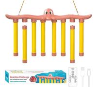 Catch the Stick Game, Reflex Challenge Game, Reaction Training Toy, Hand Speed Challenge Games Drop Sticks Games Hand Eye Coordination Training 3 Adjustable Speed Upgrade Remote Control(Style-D)