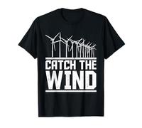 CATCH THE WIND Lustig tree WindpowerElectricity Greenenergy T-Shirt