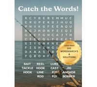 Catch The Words: Fishing Themed Wordsearchs | 8.5x11 | 100pg Large Print | Great For Traveling & Personal Time