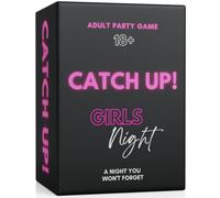 Catch Up! Girls Night 18+ Party Game - Spicy Thought Provoking Conversation Cards for Fun Girls Nights, Bachelorette and Adult Birthday Parties