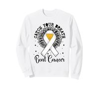 Catch Your Breath Beat Cancer - Lung cancer awareness Sweatshirt