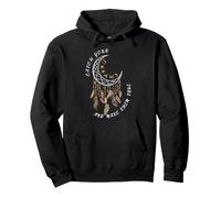 Catch Your Dreams Make Them True Moon Yoga Meditation Ethno Pullover Hoodie