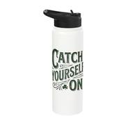 Catch Yourself On! Vintage Ireland Slang Funny Stainless Steel Insulated Water Bottle