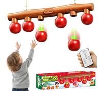 Catching A-pples Game, Fast-Paced Reaction Training Toy with 6 ABS Ap-ples, Hand-Eye Coordination Challenge for Kids & Adults, Fun Party and Family Game, Perfect Birthday (with remote)