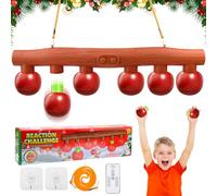 Catching Apples Game, Drop Sticks Game, Fast-Paced Reaction Games, Falling Sticks Drop Stick Challenge Game, Hand-eye Coordination with Adjustable 3 Speed For Birthday Christmas