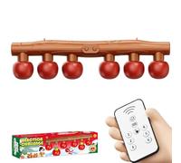 Catching Apples Game, Fast-Paced Reaction Training with 6 ABS Apple, Catch The Stick Games Training, Promotes Hand-Eye Coordination, Drop Stick Challenge Family Gam-e Adult Gift (with remote control)