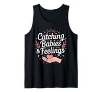 Catching Babies and Feelings Heart Care Tank Top