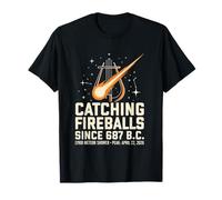Catching Fireballs Lyrid Meteor Shower 2026 Astronomy T-Shirt