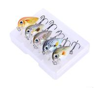 Catching Made Easy Enjoy Our Pack of 5 Vibrant, Sinking Crank Baits (B)